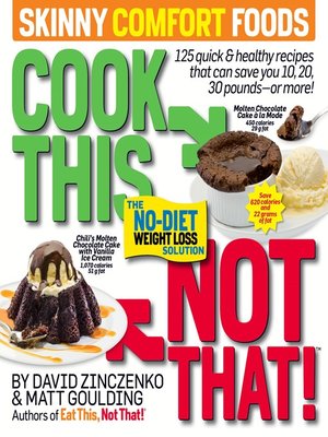 cover image of Cook This, Not That! Skinny Comfort Foods